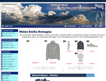 Tablet Screenshot of meteoemiliaromagna.it